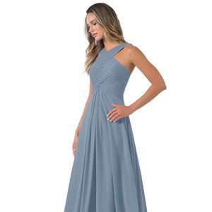 Dusty Blue Azazie Bridesmaid Dress